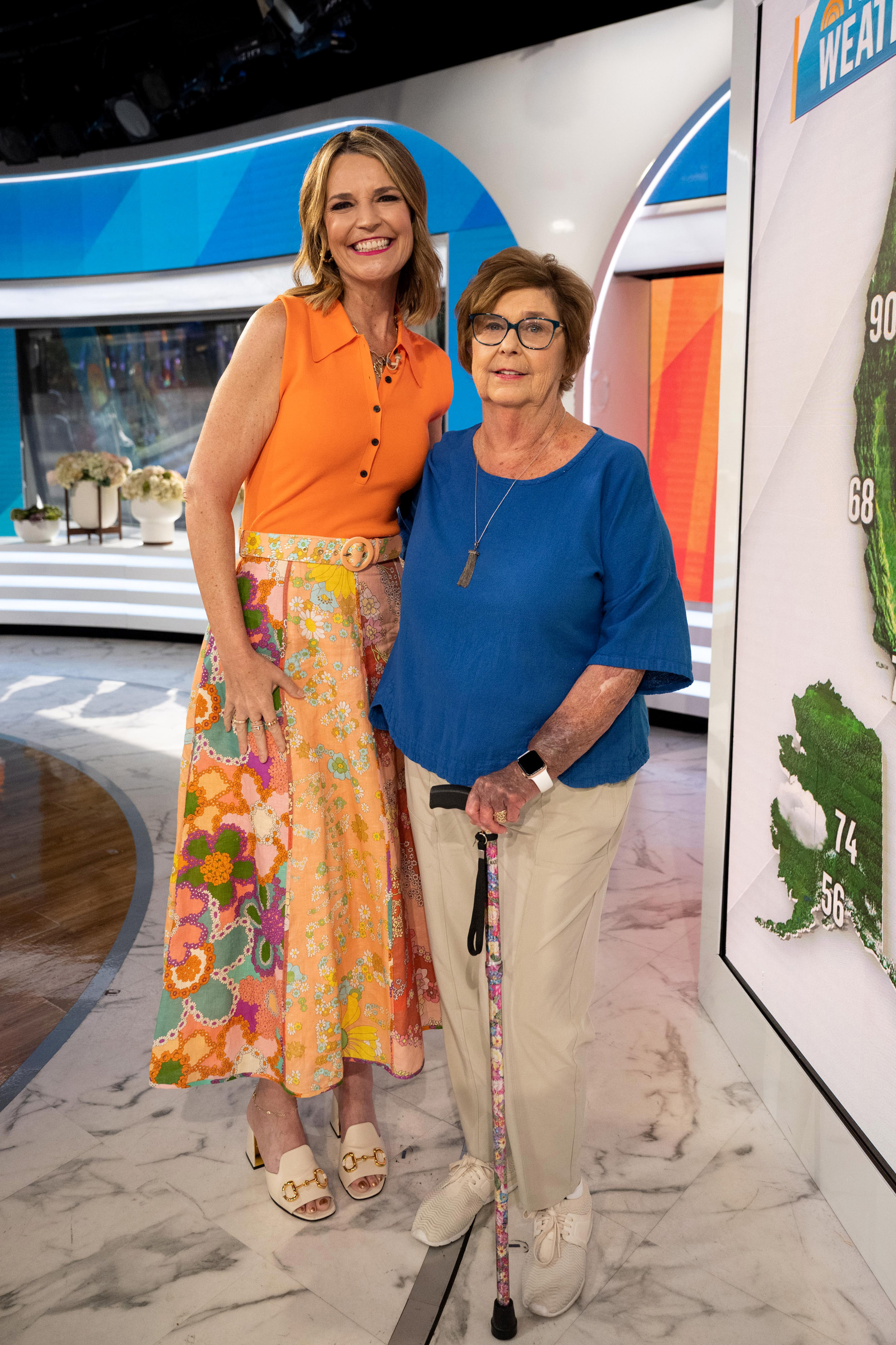 Savannah and Nancy Guthrie on "Today" on June 15, 2023 | Source: Getty Images