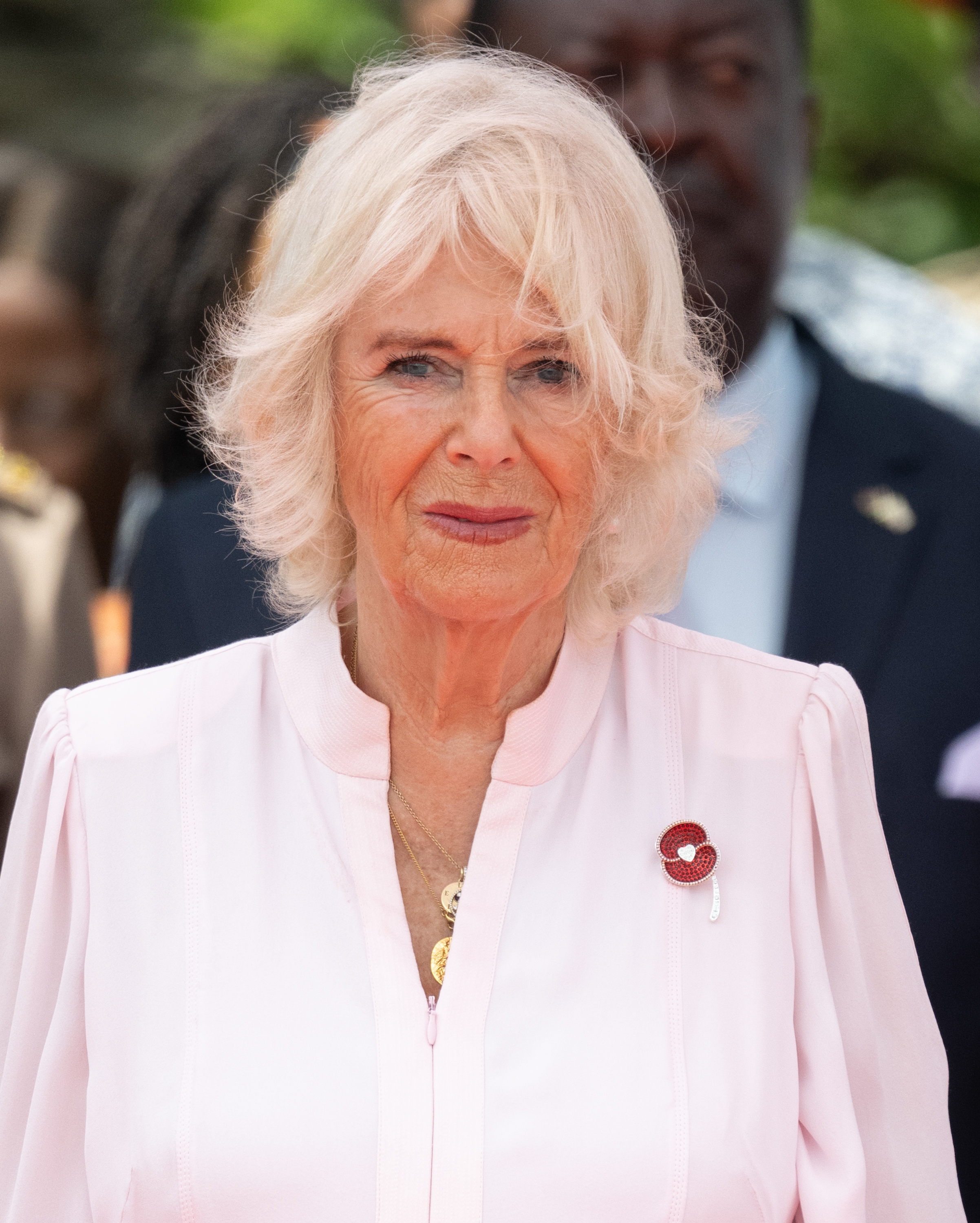 Queen Camilla visits Mtongwe Naval Base in Mombasa, Kenya on November 2, 2023 | Source: Getty Images