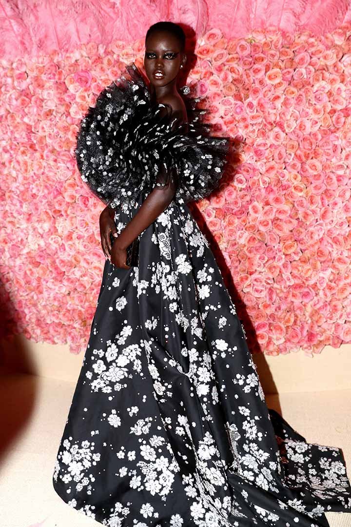 Adut Akech attends The 2019 Met Gala Celebrating Camp: Notes on Fashion at Metropolitan Museum of Art on May 06, 2019 in New York City. I Image: Getty Images.