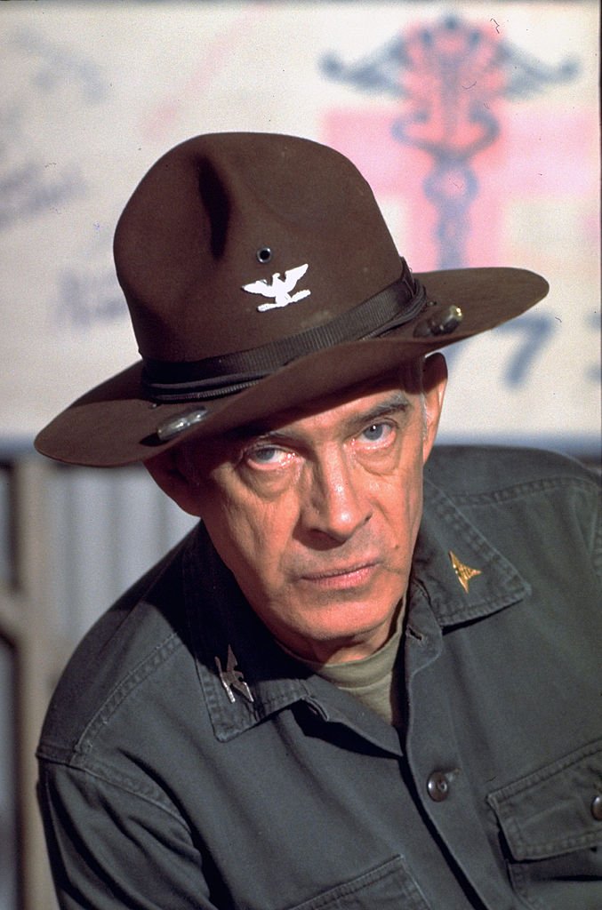 Harry Morgan as Colonel Sherman Potter on the television show "MASH," late 1970s. | Photo: Getty Images