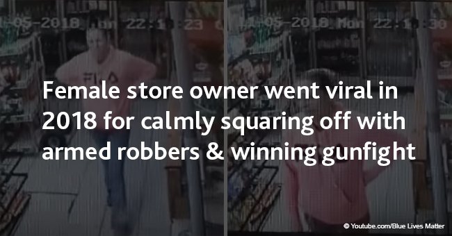 Female store owner went viral in 2018 for calmly squaring off with armed robbers & winning gunfight