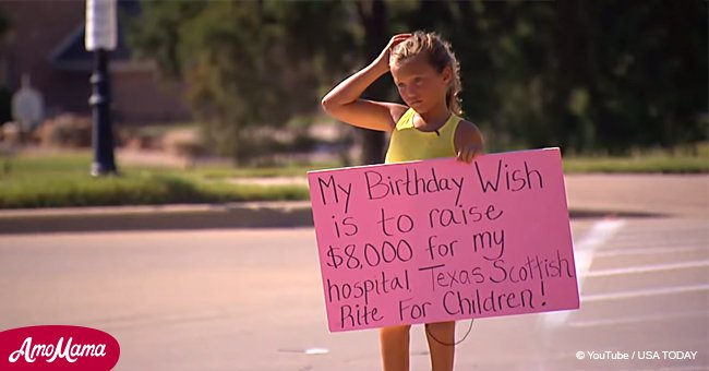 Girl gifts $8,000 to hospital that helped her walk