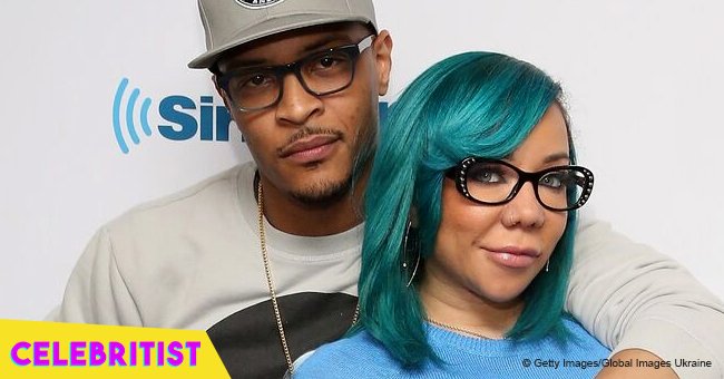 T.I.and Tiny's daughter Heiress rocks pink dress in recent pic with dad