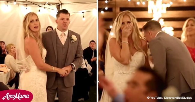 Bride completely amazed after famous country singer appears during first dance