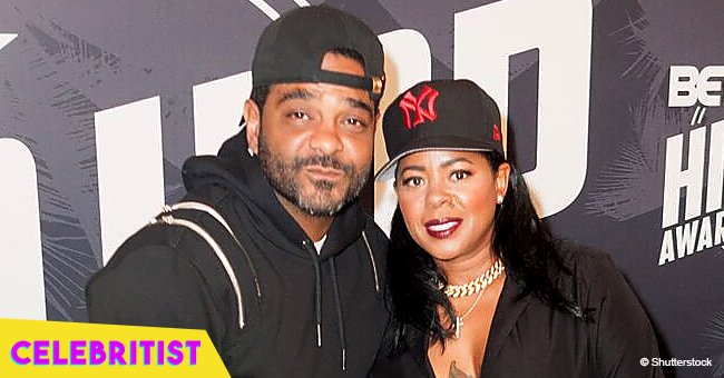 Jim Jones' fiancée Chrissy Lampkin, 47, heats it up in cleavage-baring pink swimsuit in recent pic