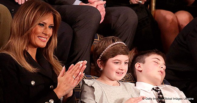 Bullied boy named Trump falls asleep at SOTU after being invited by president, photo goes viral