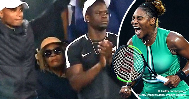 Serena Williams’ mum steals the show with her 'poker face' reaction to daughter’s win in video