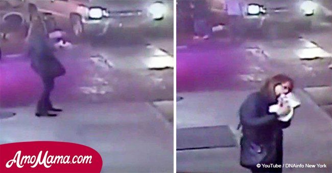 Video shows woman eating a pizza slice while walking away from a fatal crash