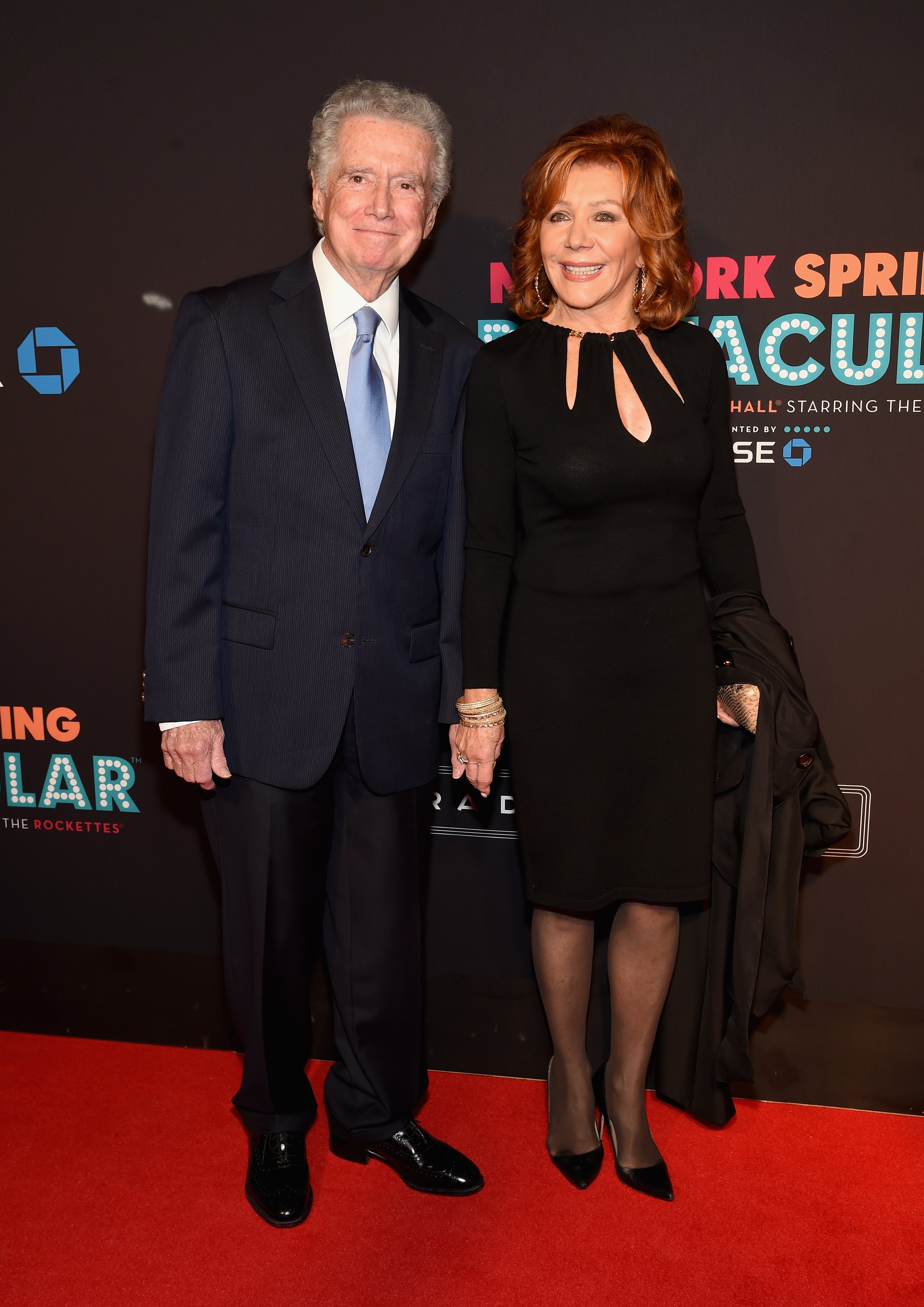 Regis Philbin and Joy Philbin attend the 2015 New York Spring Spectacular on March 26, 2015, in New York City. | Source: Getty Images.