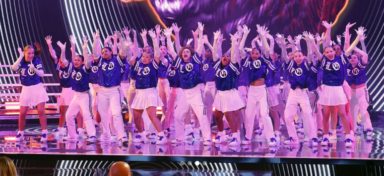 The Los Osos High School dance team performing on AGT, dated August 15, 2024 | Source: Instagram/lohsvarsitydance