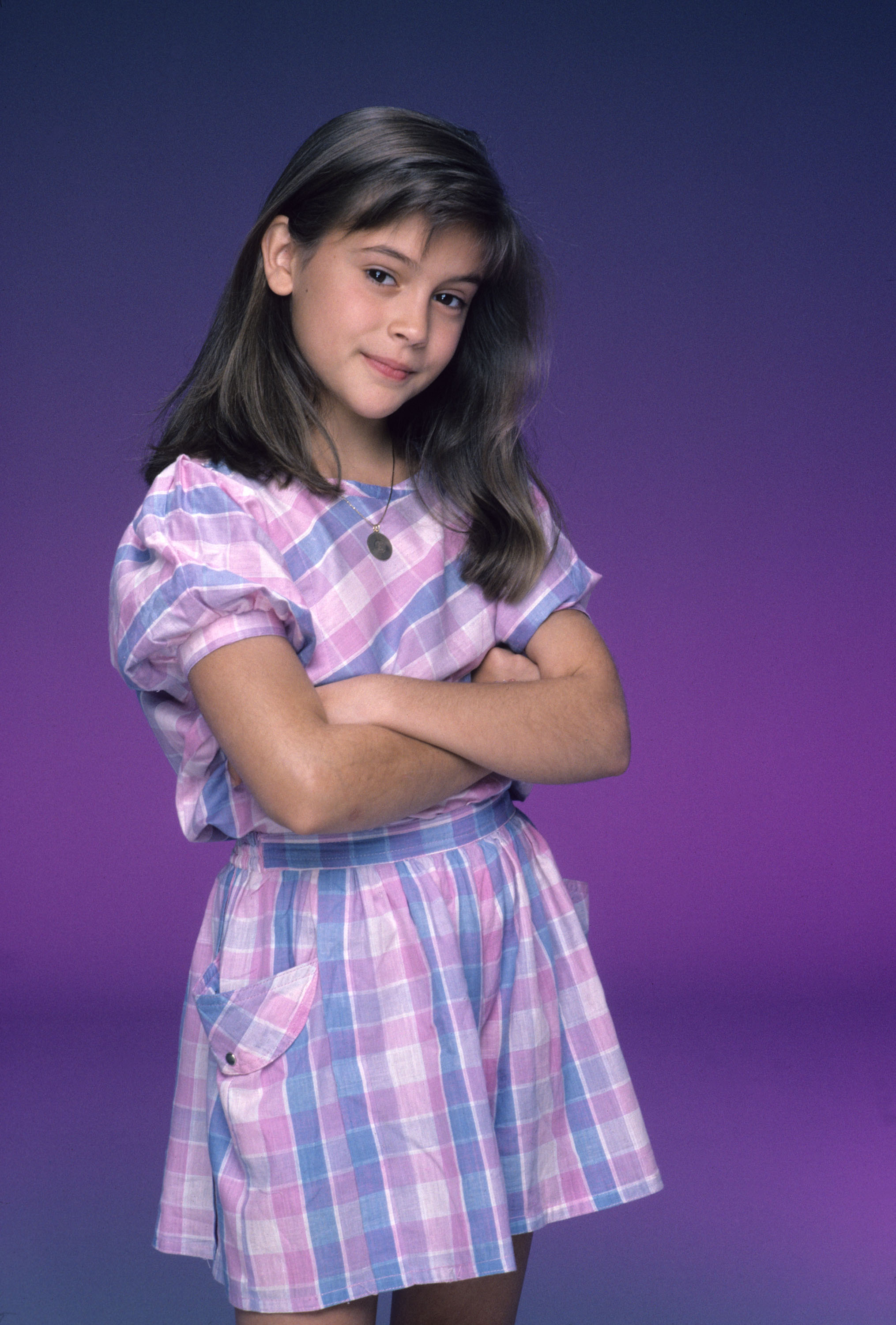 Alyssa Milano photographed for "Who's the Boss?" in 1984 | Source: Getty Images