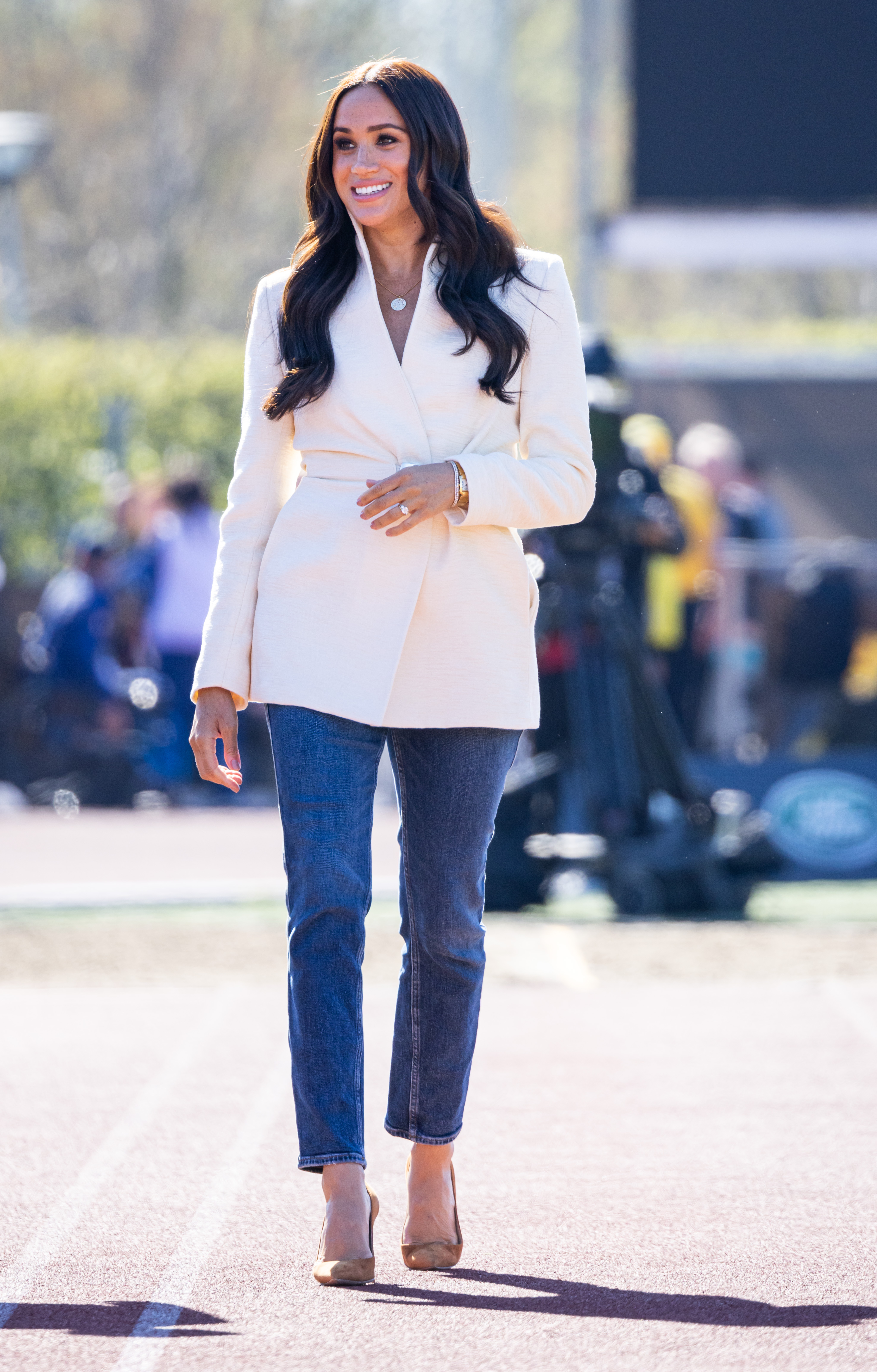 Meghan Markle during day 2 of the Invictus Games in The Hague, Netherlands on April 17, 2022 | Source: Getty Images