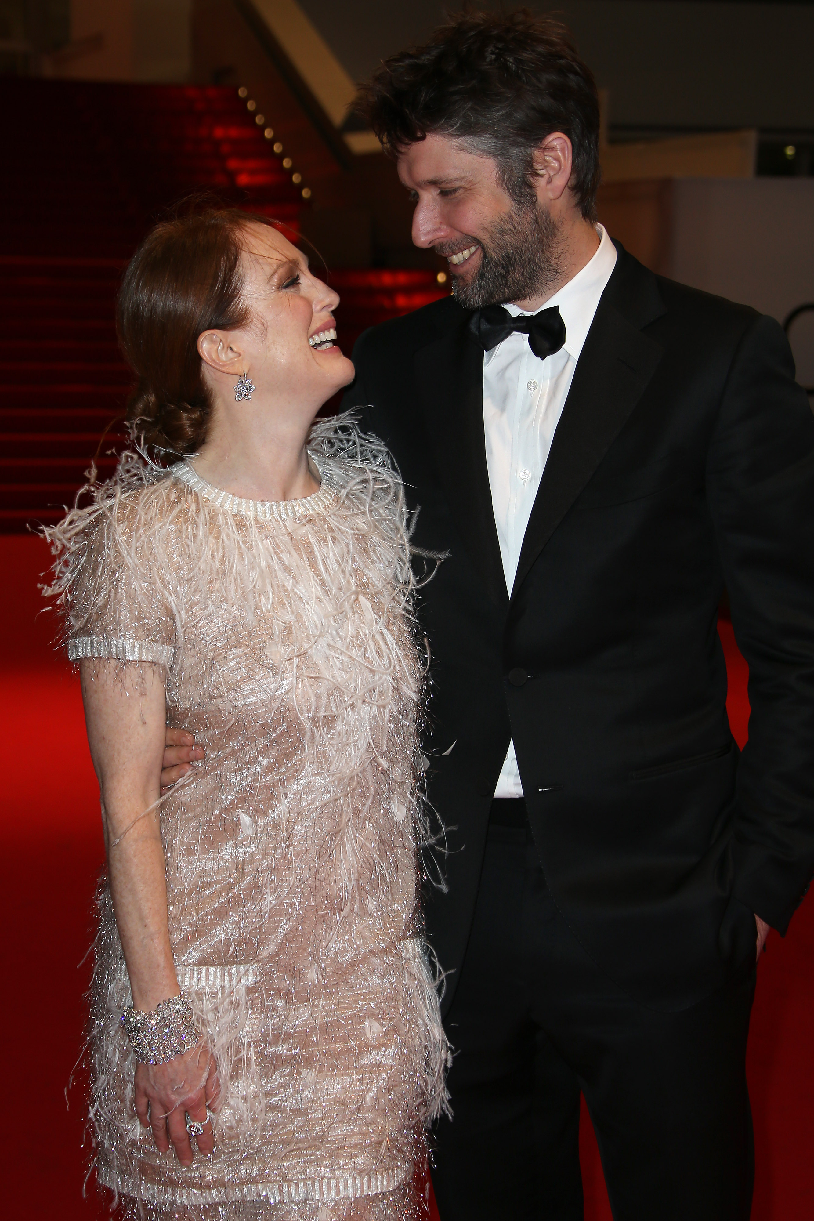 Julianne Moore and Bart Freundlich at "The Maps to the Stars" premiere in Cannes, France on May 19, 2014 | Source: Getty Images