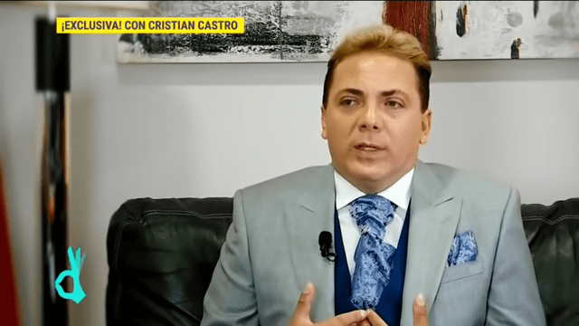 Cristian Castro declarando | Imagen tomada de: YouTube / Imagen Entretenimiento