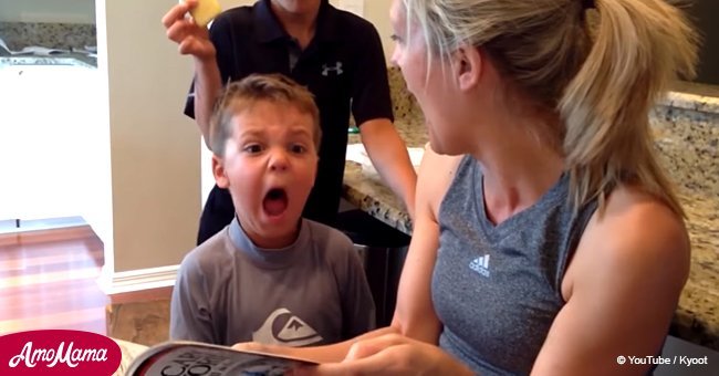Boy’s reaction to scary story wins the Internet