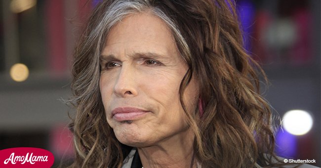 Steven Tyler shared a candid photo kissing his gorgeous girlfriend
