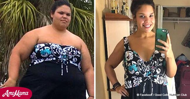 Woman breaks 2 common bad habits and rapidly drops 170 lbs