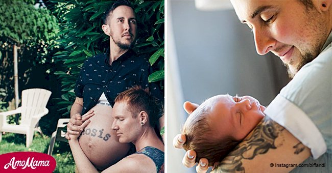 Transgender man who gave birth responds to the haters with humor and openness