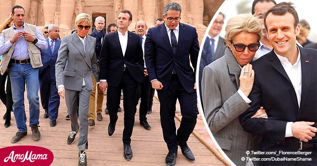 Un costume chic associé à des baskets à 620 € - la tenue de Brigitte Macron fait sensation en Egypte