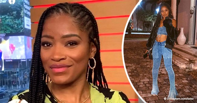 Keke Palmer from GMA3 Bares Plenty of Skin in Cropped Denim Top and