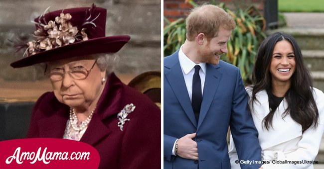 Queen Elizabeth allegedly isn't loving Prince Harry and Meghan Markle's 'public behavior'