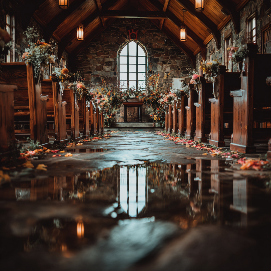 A small wedding chapel | Source: Midjourney