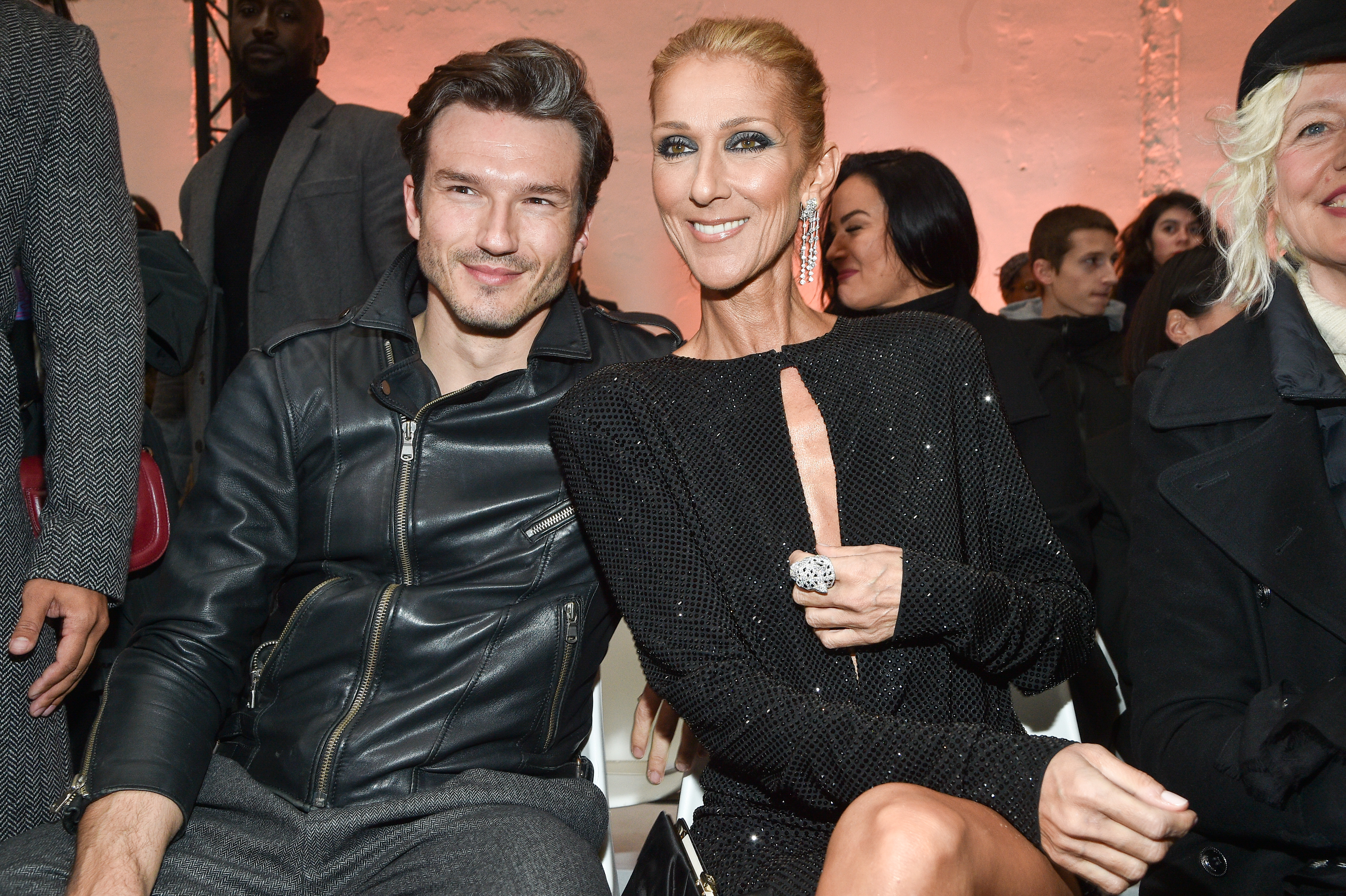 Pepe Munoz and Celine Dion attend the Alexandre Vauthier Haute Couture Spring Summer 2019 show on January 22, 2019 in Paris, France. | Source: Getty Images