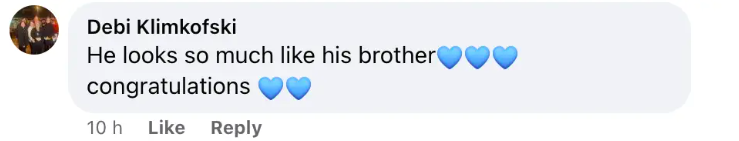Fan comment about Kathie Lee Gifford's grandsons, dated November 29, 2023 | Source: Facebook/People