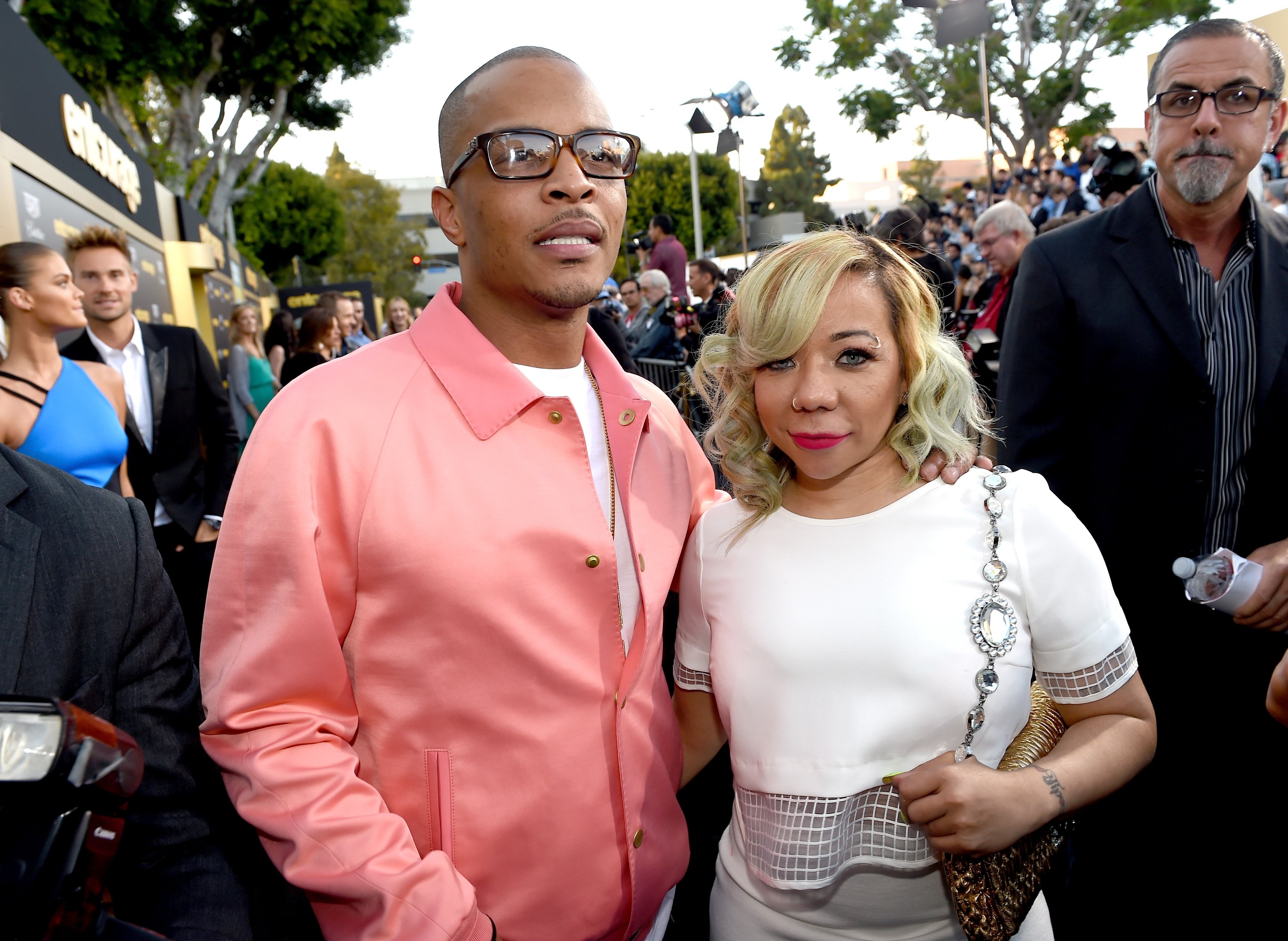 T.I. and Tameka Cottle attend the premiere of Warner Bros. Pictures' "Entourage" at Regency Village Theatre on June 1, 2015 | Photo: GettyImages