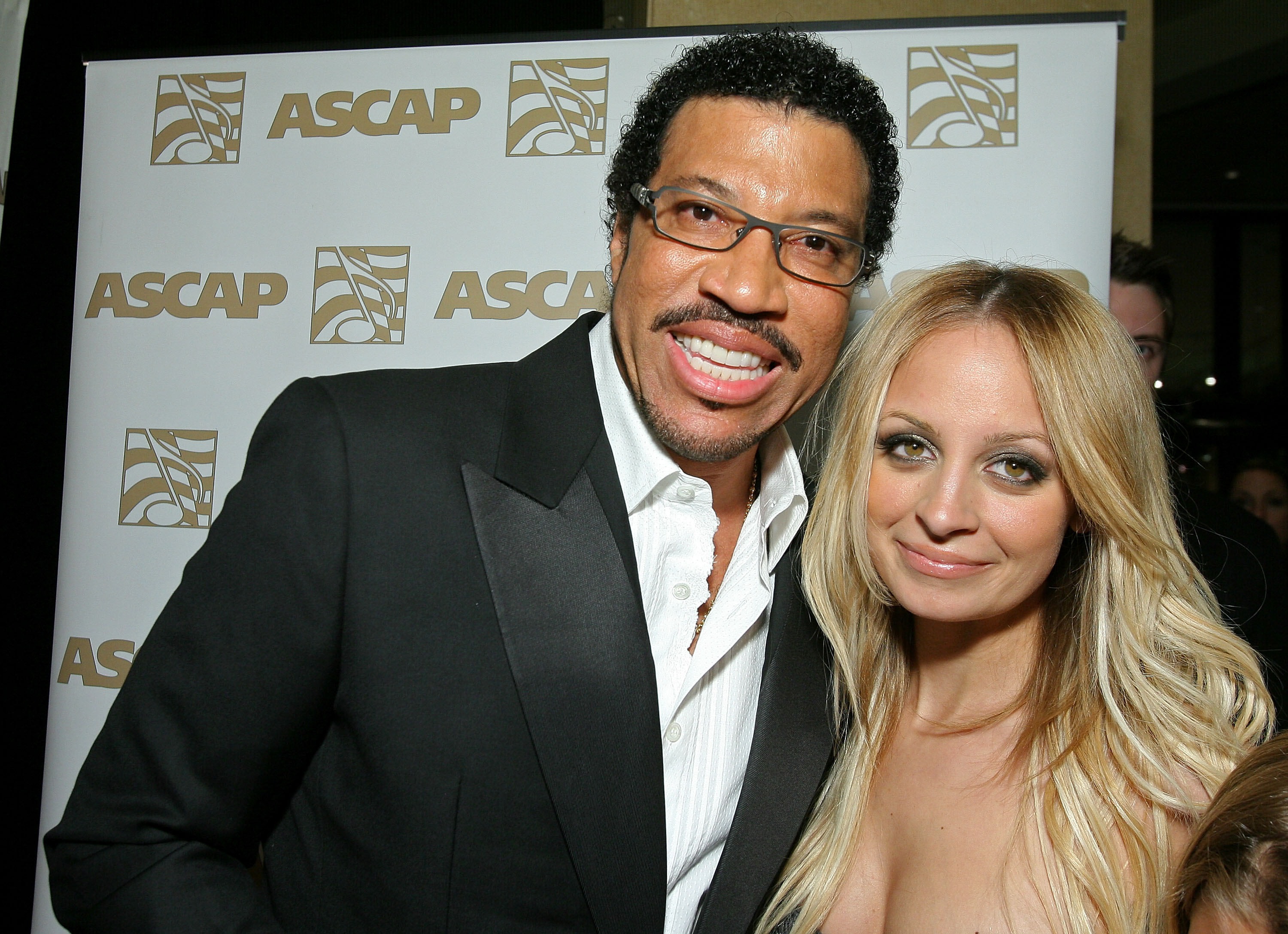 Lionel Richie and Nicole Richie at the 2008 ASCAP Pop Awards at the Kodak Theatre on April 9, 2008 in Hollywood, California. | Source: Getty Images