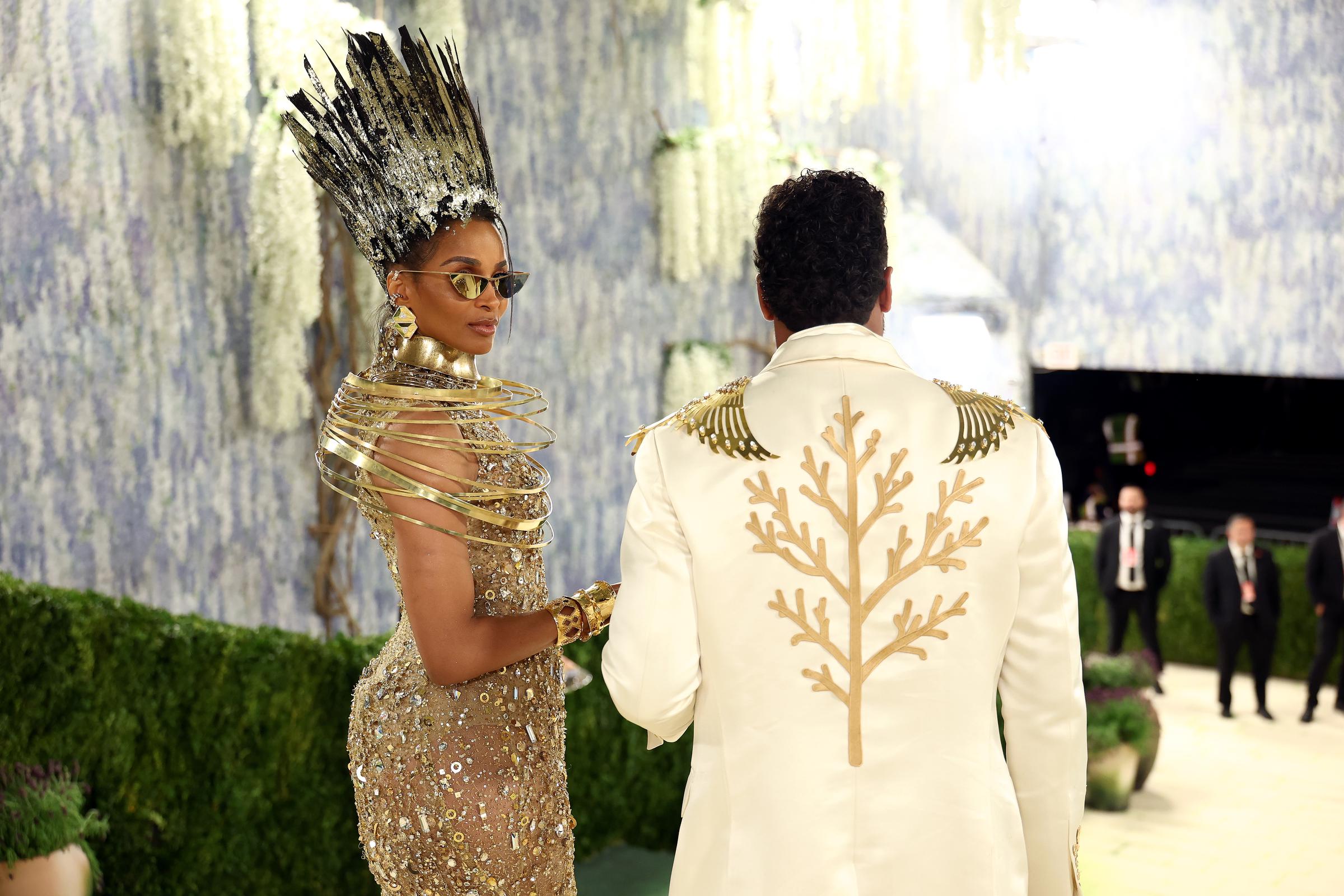 Ciara and Russell Wilson depart the 2026 Met Gala | Source: Getty Images