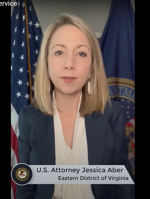 A screenshot of former U.S. Attorney Jessica Aber from a post dated May 11, 2023. | Source: YouTube/United States Attorneys