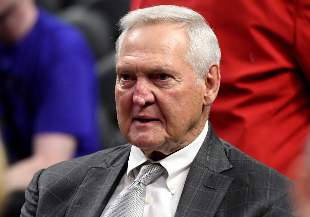 Jerry West prior to a NBA basketball game between the LA Clippers and the Sacramento Kings at the Staples Center in Los Angeles on January 30, 2020 | Photo: Getty Images