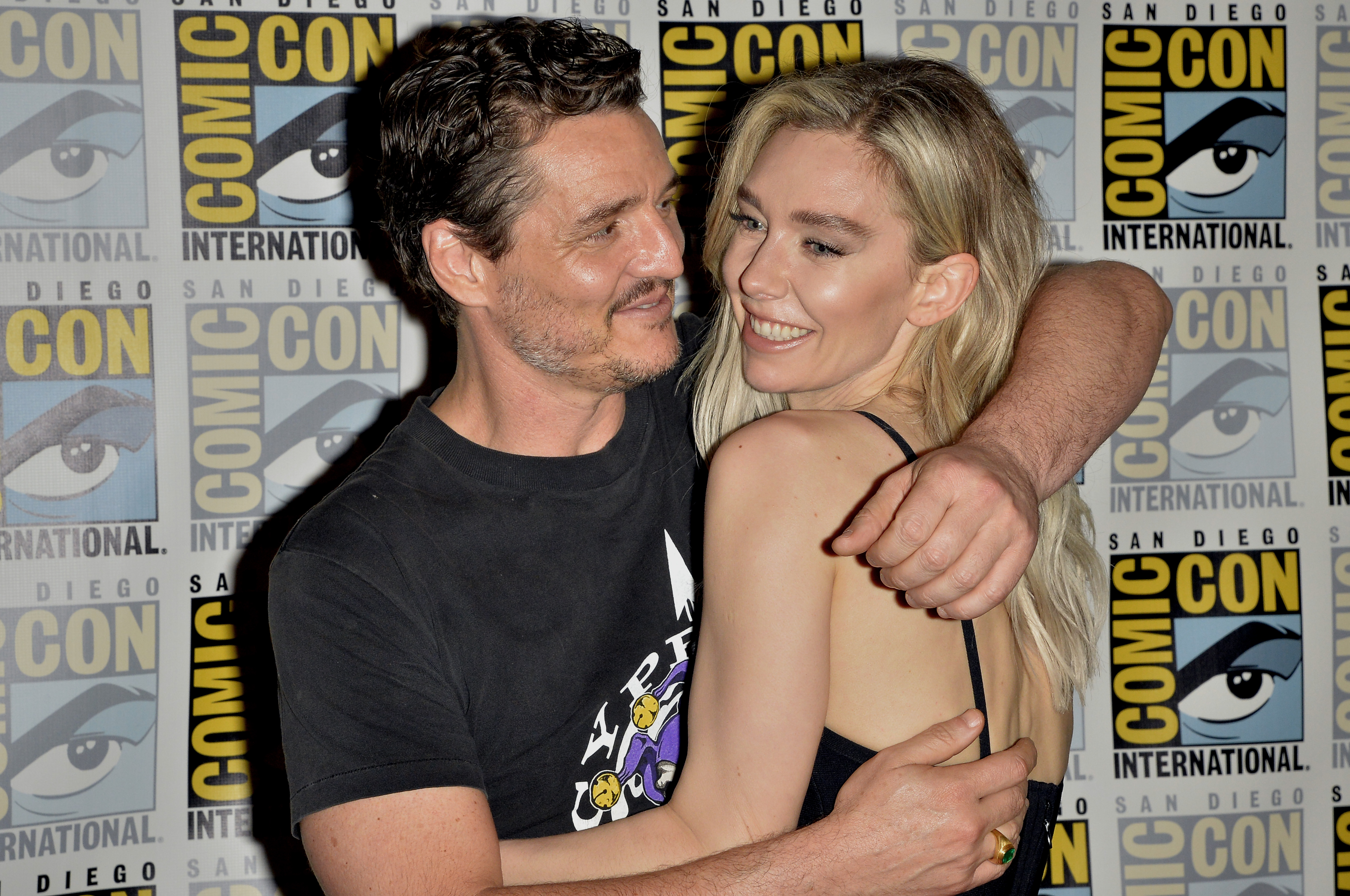 Pedro Pascal and Vanessa Kirby at the Marvel Studios Press Line during 2024 Comic-Con International in San Diego, California on July 27, 2024. | Source: Getty Images