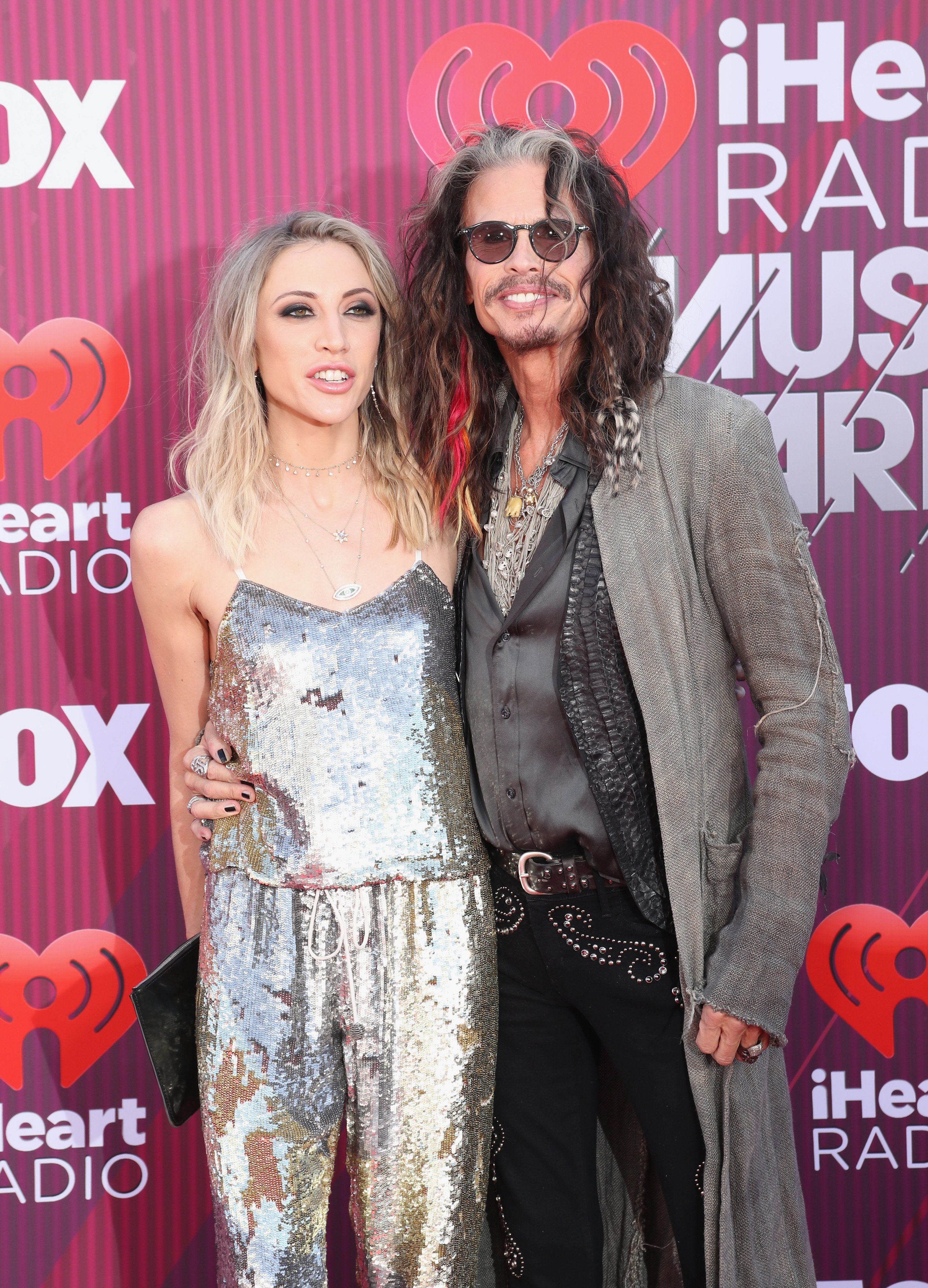 Aimee Preston and Steven Tyler at the 2019 iHeartRadio Music Awards on March 14, 2019 | Photo: GettyImages