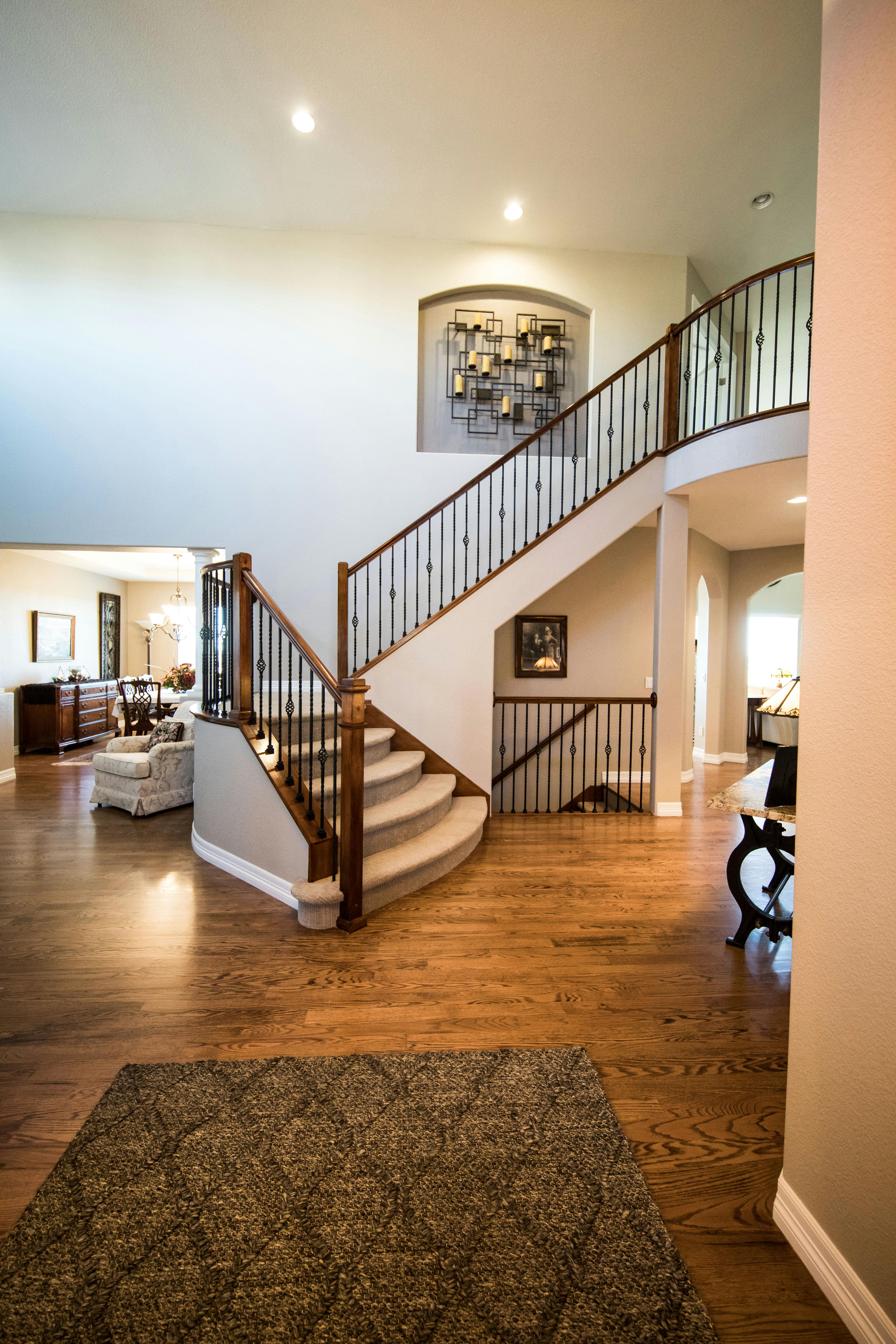 The staircase area inside a house | Source: Pexels