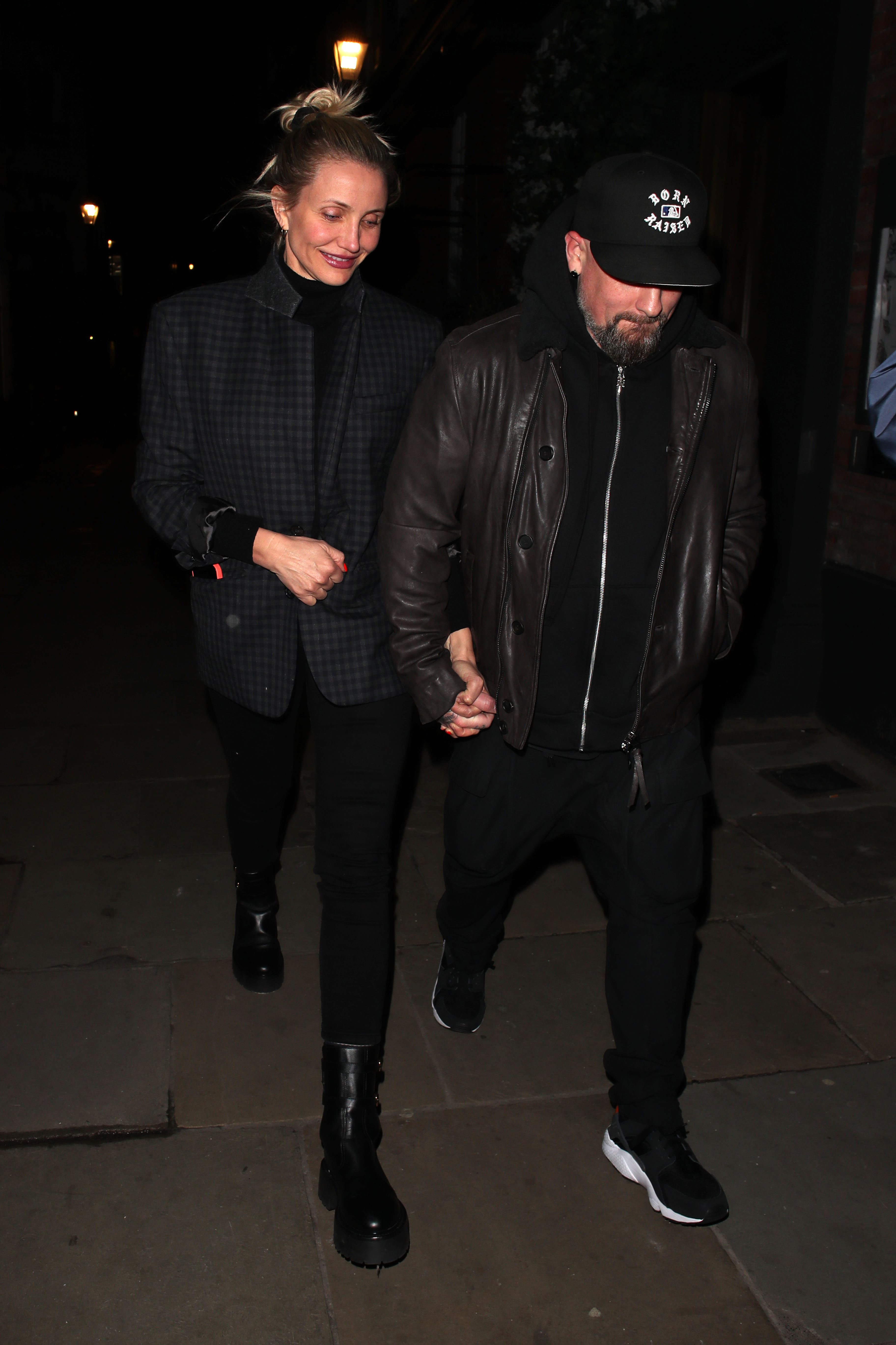 Cameron Diaz and Benji Madden seen on December 03, 2022 in London, England | Source: Getty Images