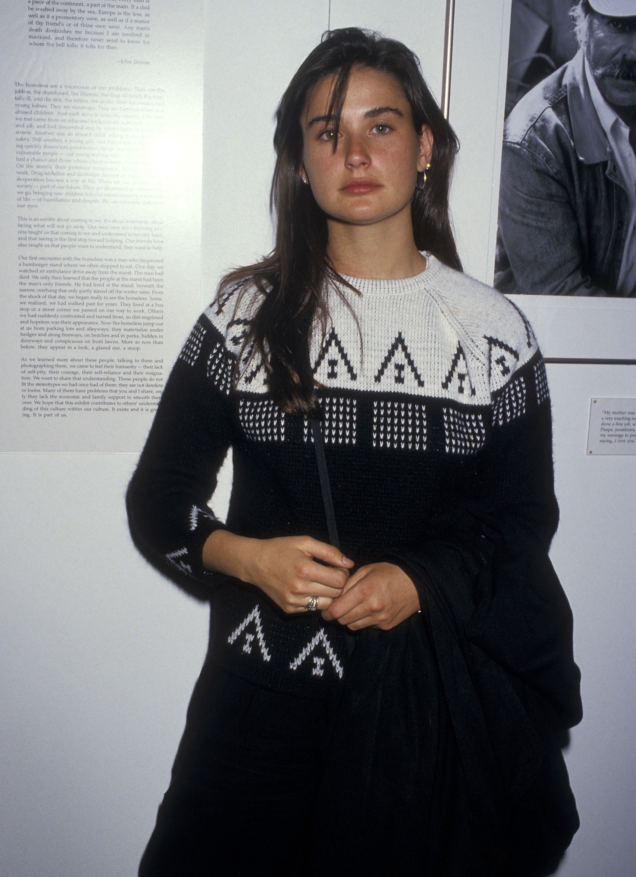 Demi Moore during the "Hard Times" Special Stage Performance at the Los Angeles Theatre Center on March 23, 1987 in Los Angeles, California. / Source: Getty Images