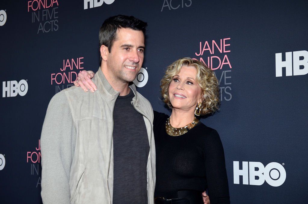 Troy Garity with his mother Jane Fonda. I Image: Getty Images.