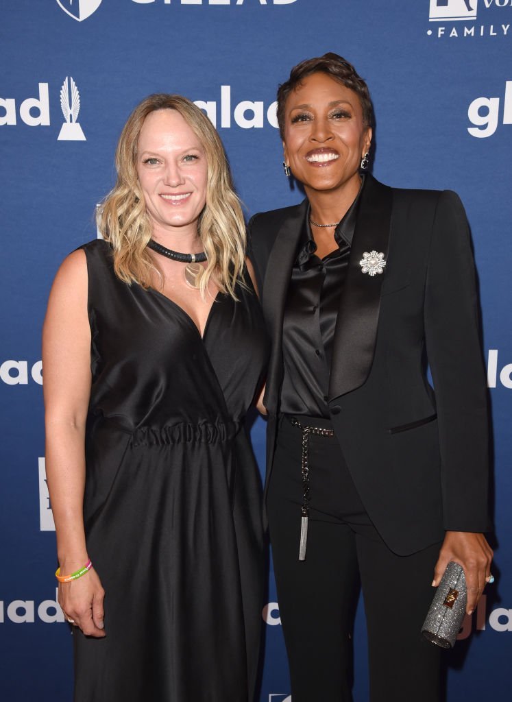 Robin Roberts and Amber Laign attend the 29th Annual GLAAD Media Awards at The Hilton Midtown | Getty Images