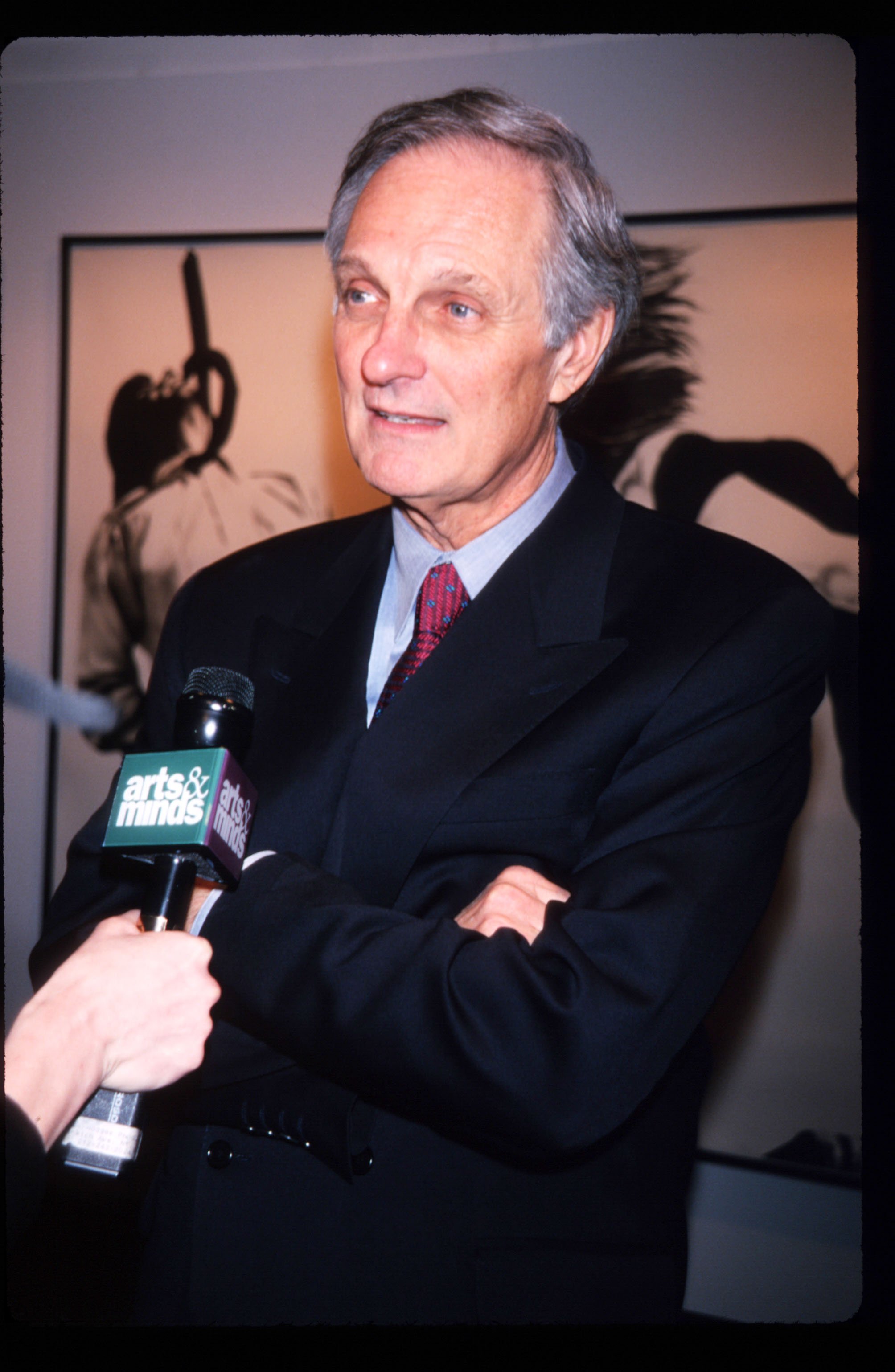 Alan Alda attends the premiere of 
