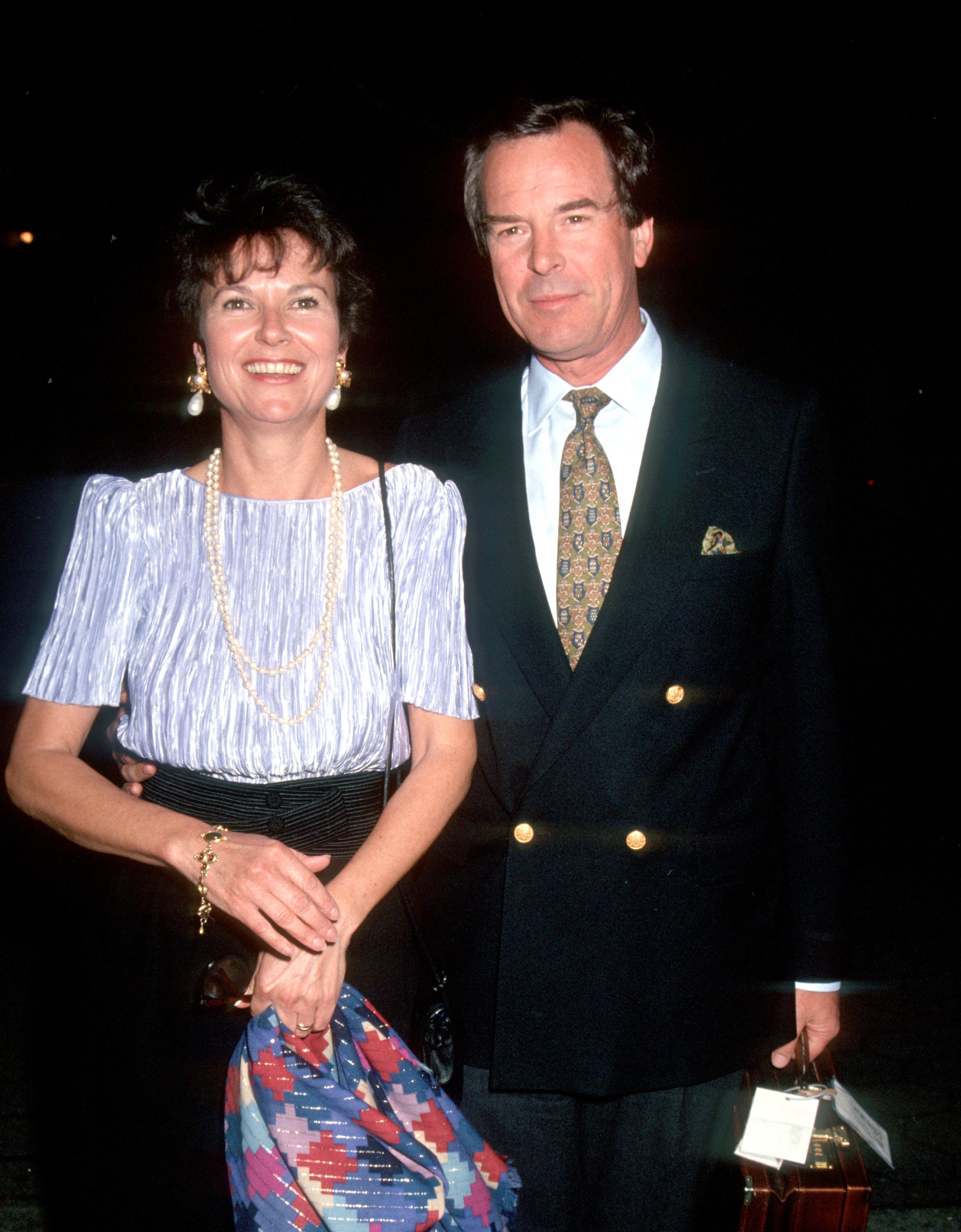 Kati Marton and Peter Jennings during MS Foundation's 4th Annual Gloria Steinem Awards at Tavern on the Green in New York City, California | Source: Getty Images