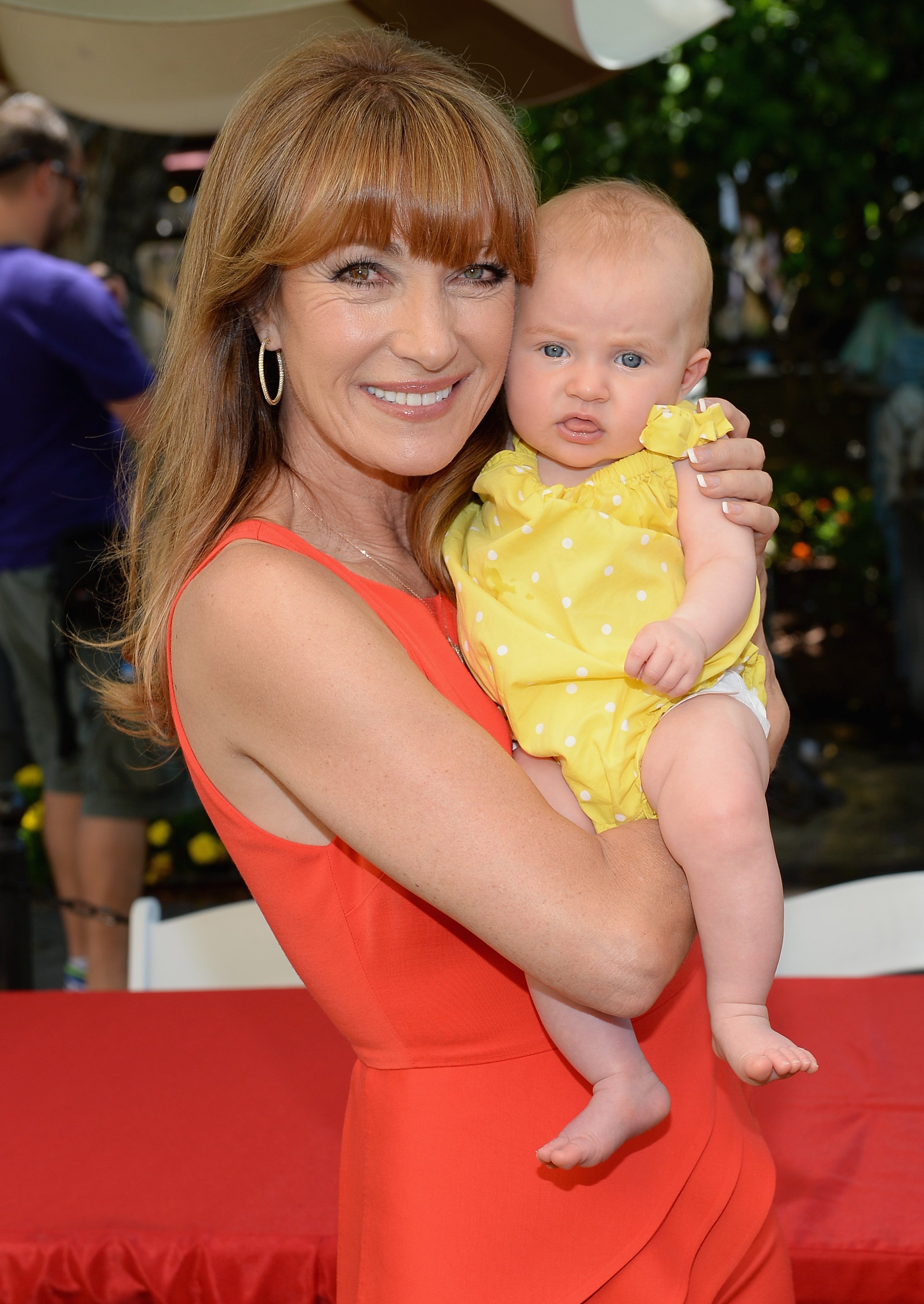 Jane Seymour and granddaughter Willa attend "An American Girl: Saige Paints The Sky" movie premiere at American Girl Place, The Grove on June 28, 2013 in Los Angeles, California | Source: Getty Images 