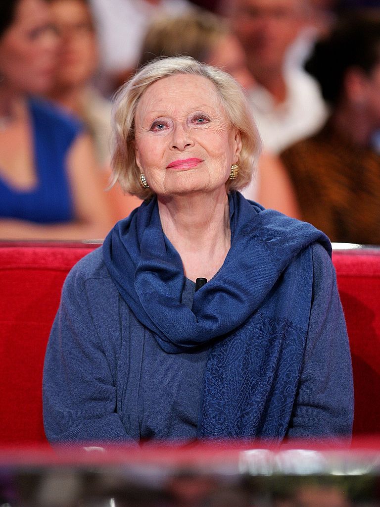 Michèle Morgan le 15 septembre 2010 sur le plateau de Vivement dimanche. | Photo : Getty Images