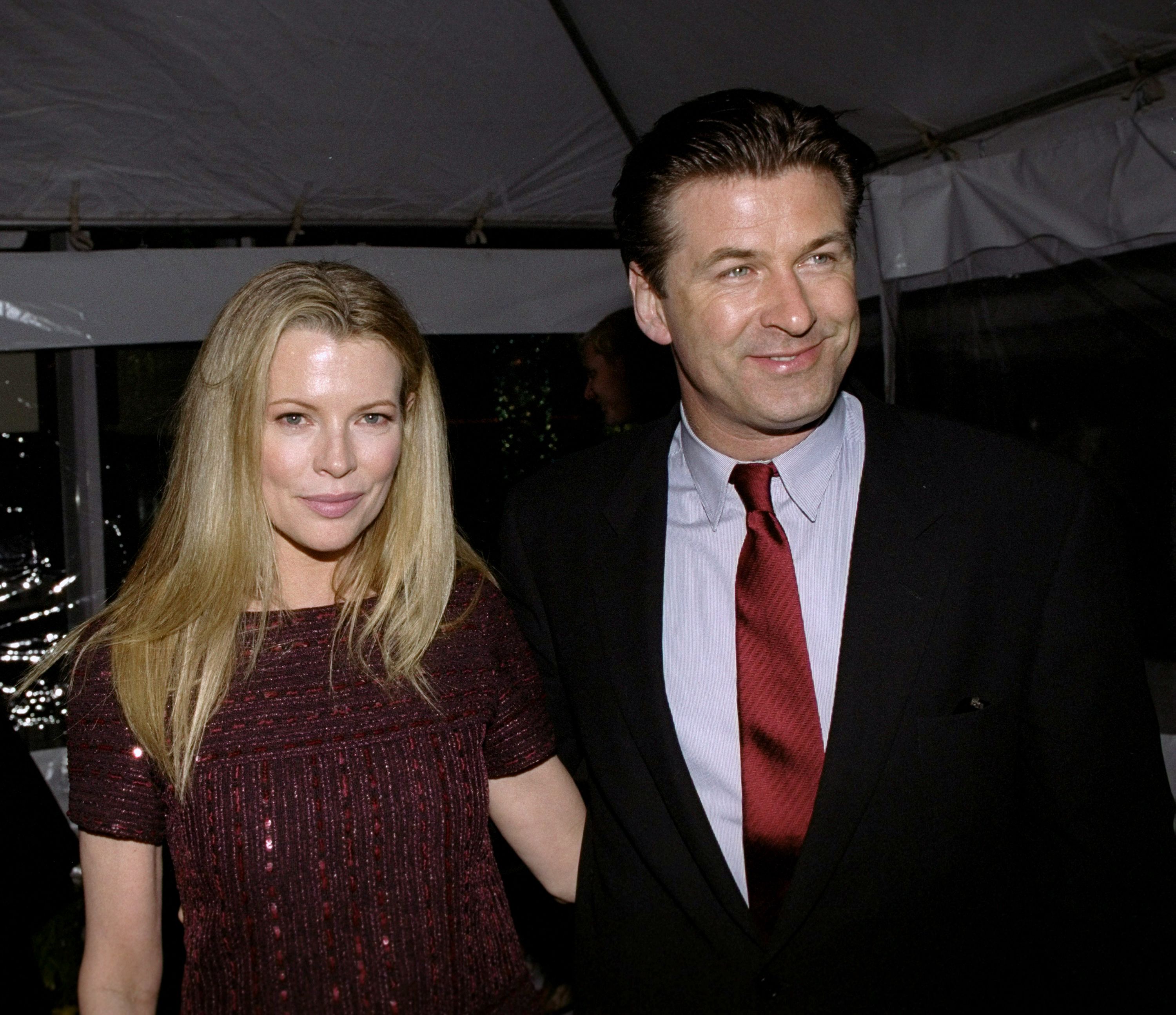 Kim Basinger and Alec Baldwin at the premiere party for the movie "I Dreamed Of Africa" held at t the Tavern On The Green on April 19, 2000 | Photo: Richard Corkery/NY Daily News Archive/Getty Images