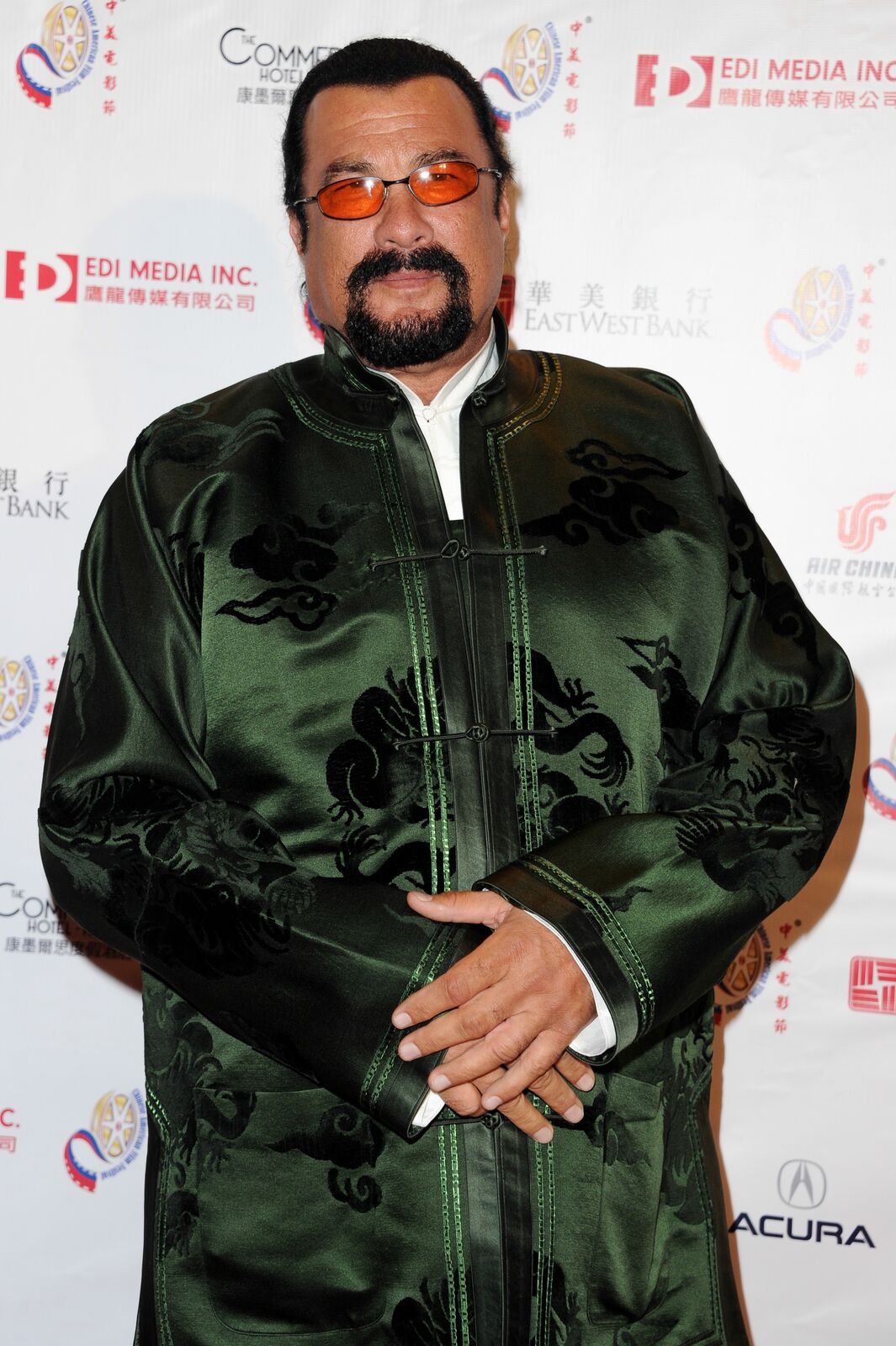Actor Steven Seagal attends 2014 Chinese American Film Festival - Opening Night Ceremony at Pasadena Civic Auditorium on November 4, 2014 in Pasadena, California | Photo: Getty Images