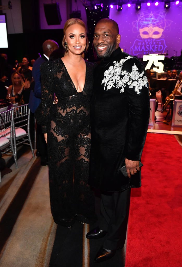  Gizelle Bryant and Jamal H. Bryant at the 36th Annual Atlanta UNCF Mayor’s Masked Ball on December 21, 2019 | Photo: Getty Images