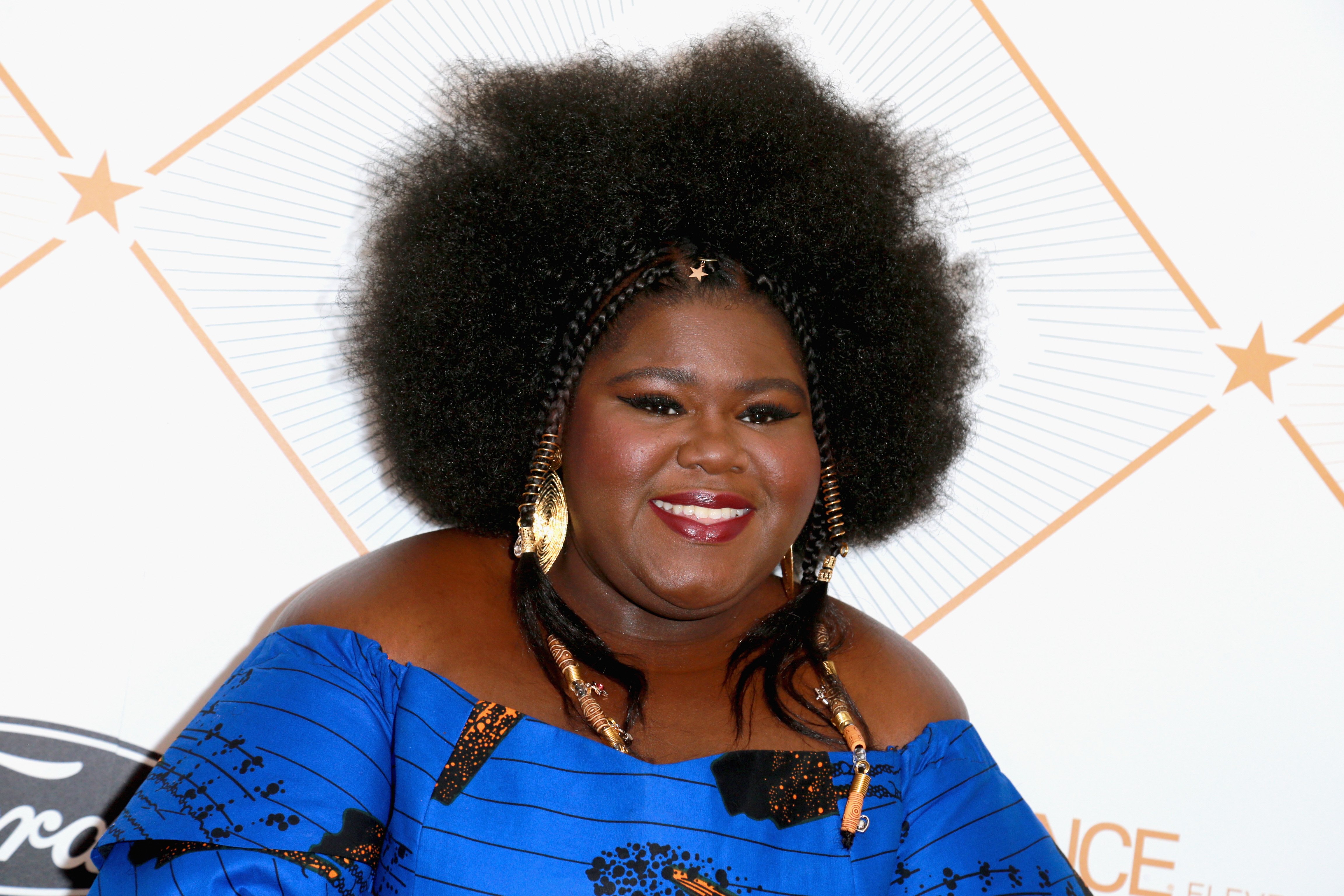 Gabourey Sidibe poses at the 2018 Essence Black Women In Hollywood Oscars Luncheon on March 1, 2018. | Photo: Getty Images