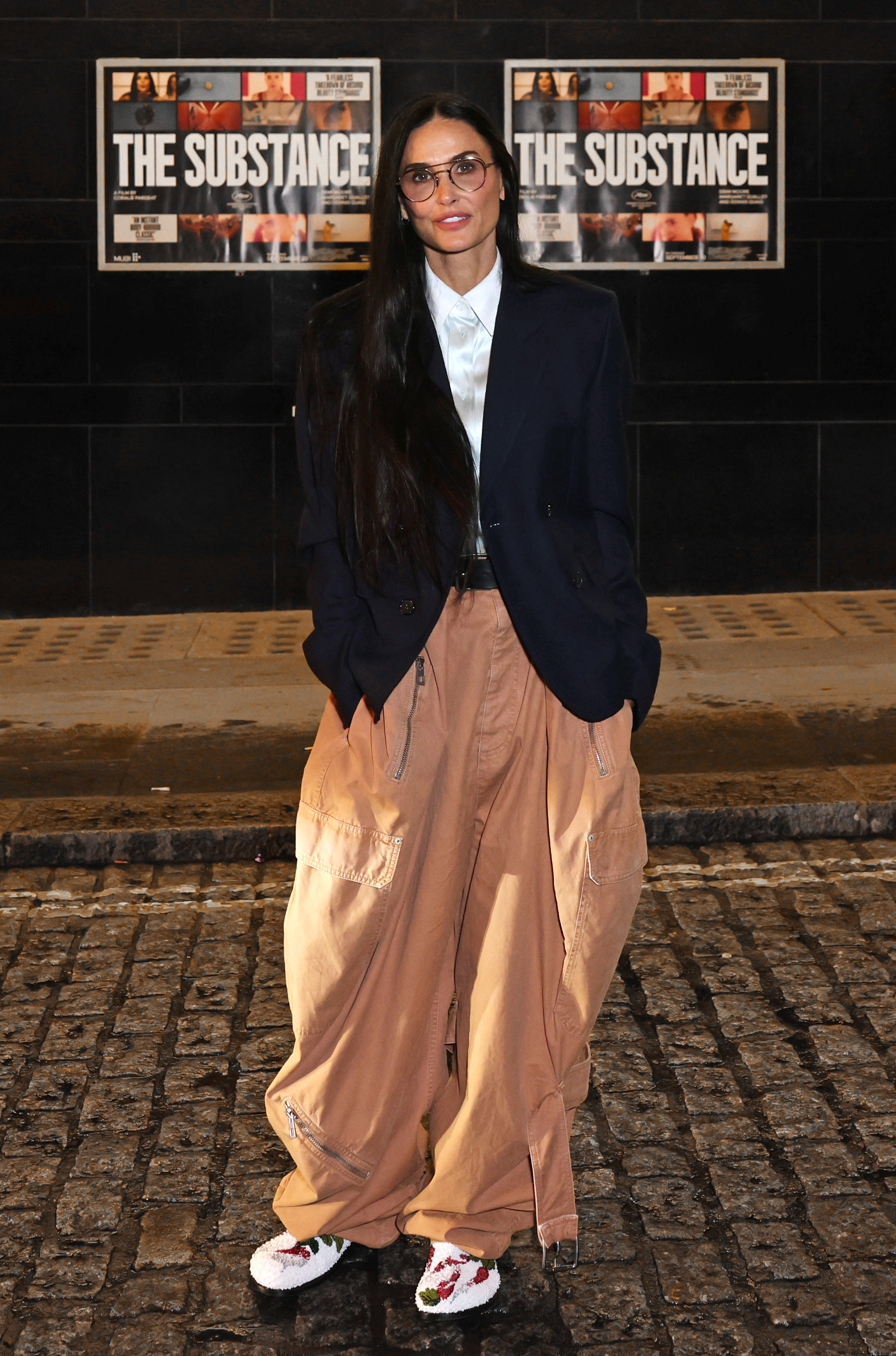 Demi Moore attends a special screening and Q&A for "The Substance" on September 25, 2024, in London, England.