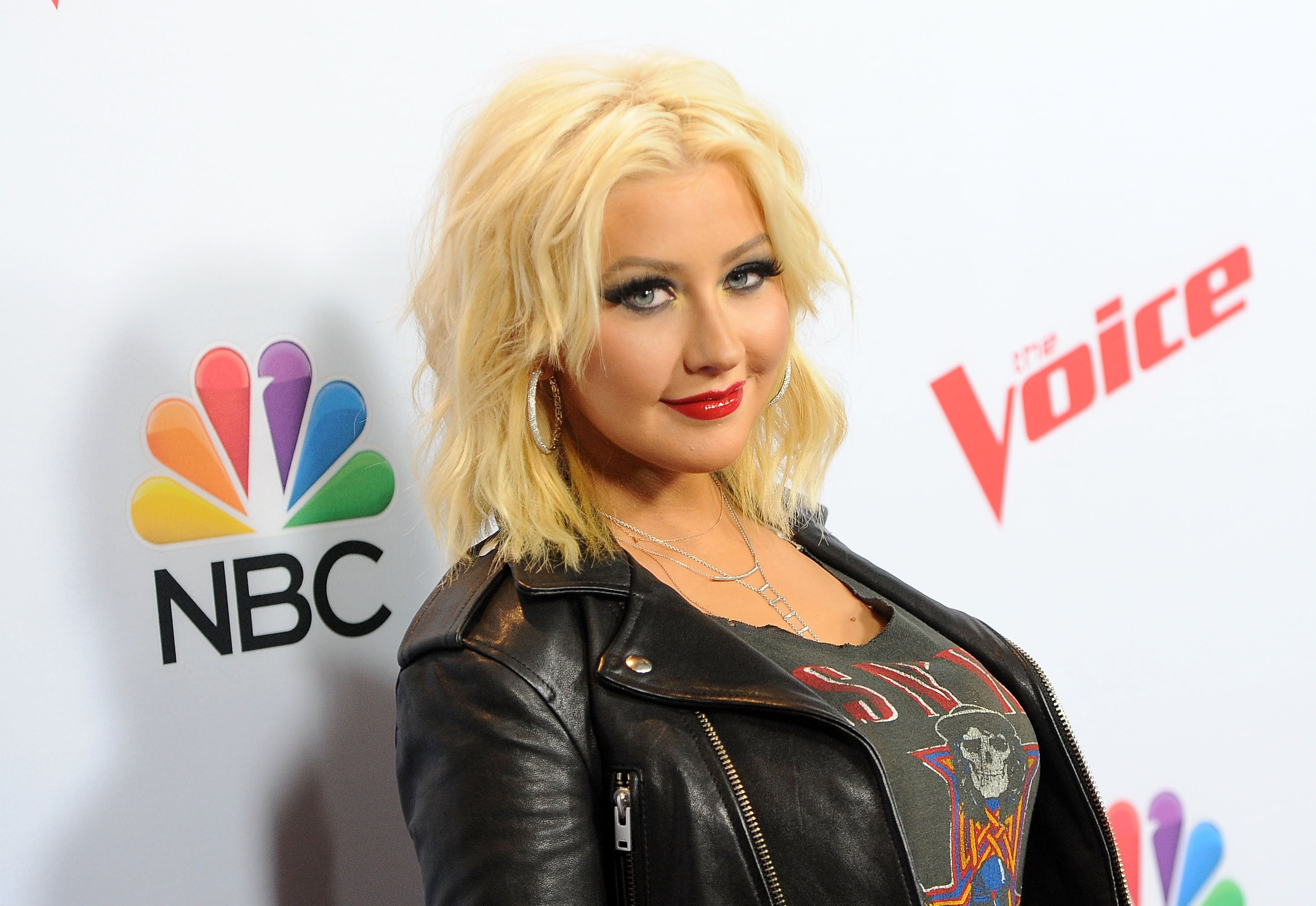 Christina Aguilera arrives at NBC's "The Voice" Season 8 red carpet event at Pacific Design Center on April 23, 2015 | Photo: GettyImages
